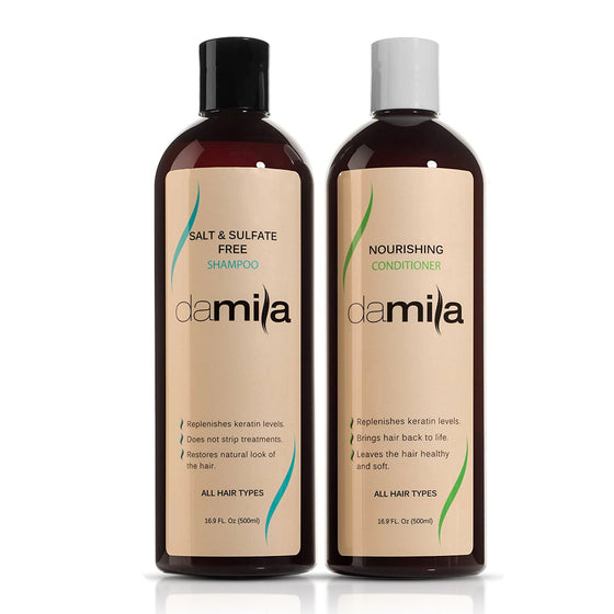 Damila Salt & Sulfate Free Shampoo & Nourishing Conditioner - Limited Edition Sample Set