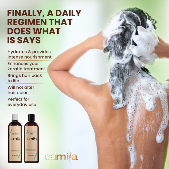 Damila Salt & Sulfate Free Shampoo & Nourishing Conditioner Set